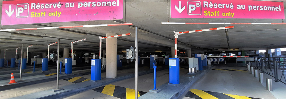 Parkings réservé au personnel Aéroport de Nice
