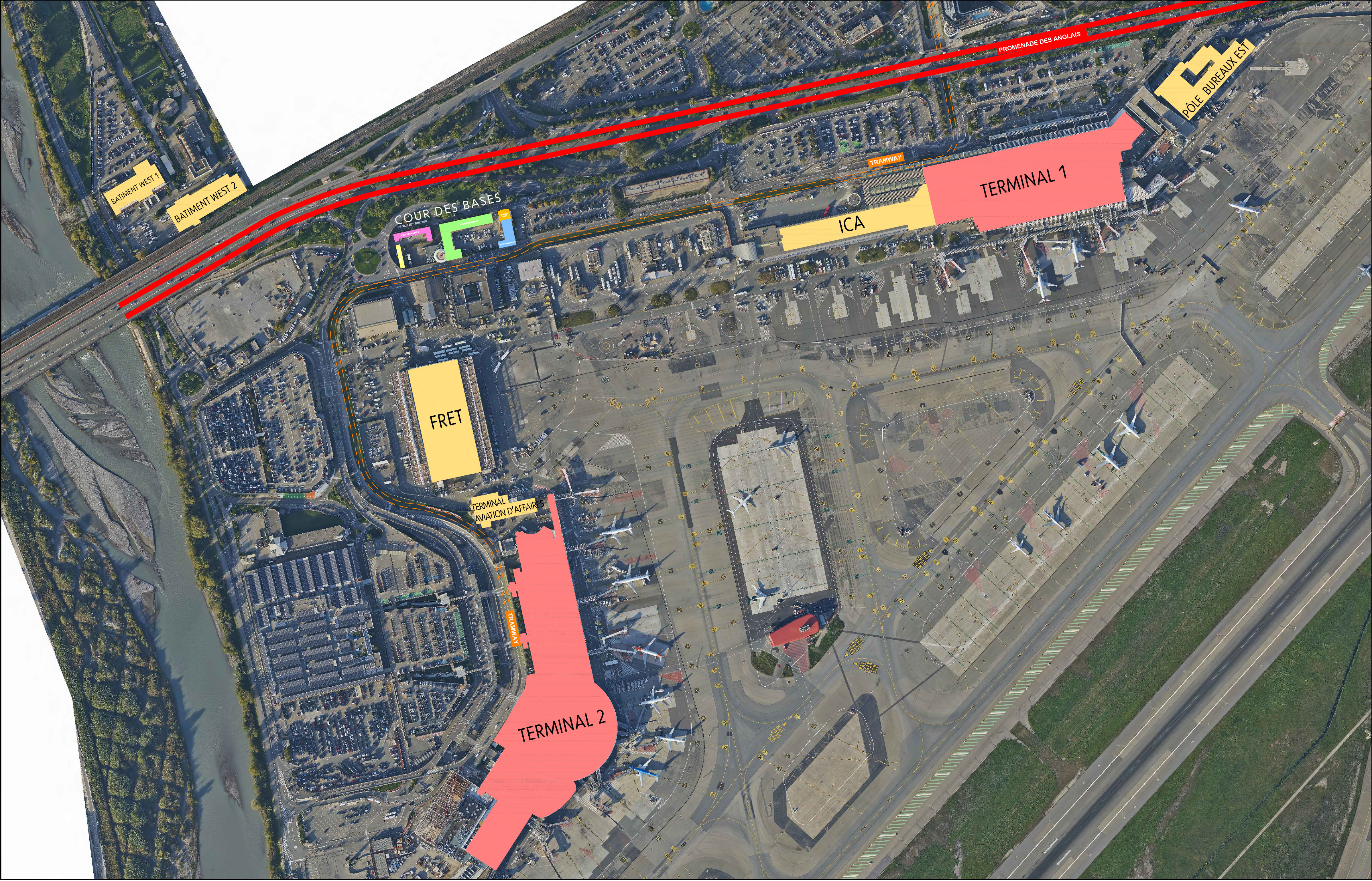 Plans domanial aéroport Nice